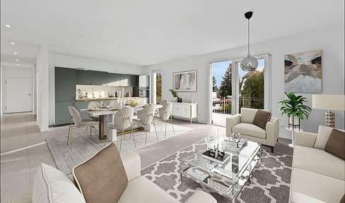 Modern apartment in the lake district just outside Leipzig