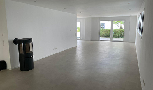 Open, modern first floor apartment