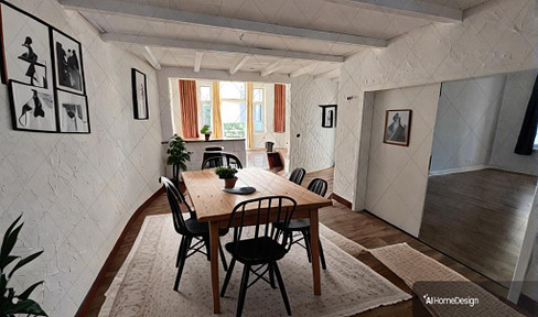 Spacious 3-room apartment in a well-maintained pre-war building, located in a central yet quiet area of Helmstedt.