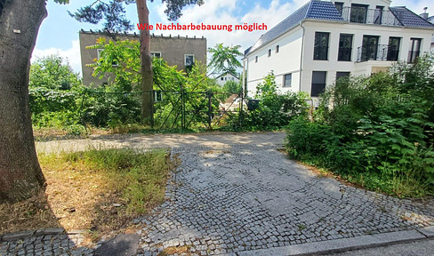 Grundstück in beliebter Lage des Blumenviertels von Rudow! OHNE BAUTRÄGER IN WASSERNÄHE