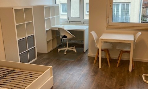 Moderne und möblierte 1-Zimmer-Wohnung mit Einbauküche in Fürth