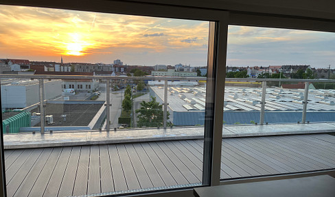 Penthouse Wohnung mit Dachterasse und Balkon - 94 qm