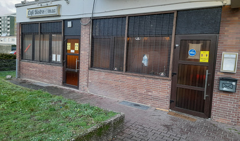 Attractive restaurant with garden and 20 parking spaces with existing water damage