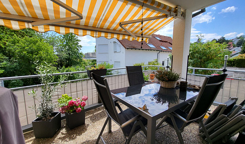 Schöne 2-Zimmerwohnung mit großem Süd-West-Balkon in ruhigem Wohngebiet