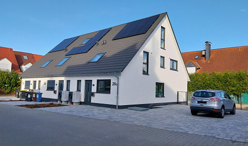 Energy-efficient living in this ultra-modern new build, (terraced house)