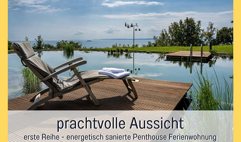 Spectacular penthouse apartment with a unique energy concept (A*) located in the first row on the island of Rügen.