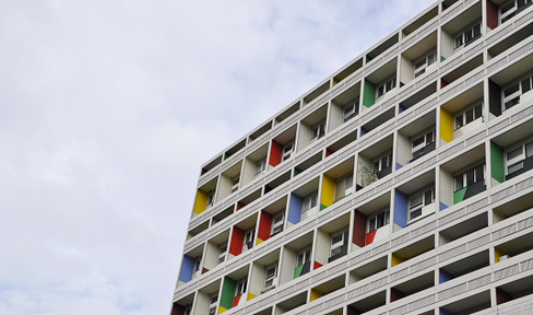 Loftwohnung (Maisonette) mit Panoramablick im Corbusierhaus