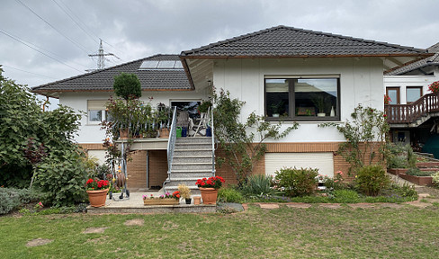 Family idyll with panoramic view, underfloor heating, sauna & large garden in Reinheim