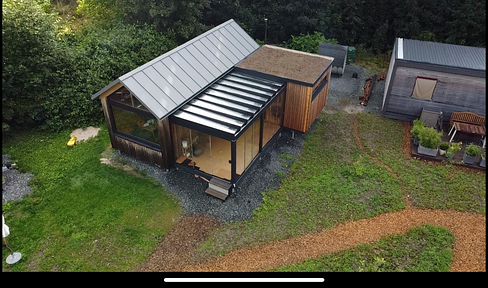 Traum Tiny House/Tinyhouse mit Anbau, Wintergarten, eigenem Grundstück und PV Anlage