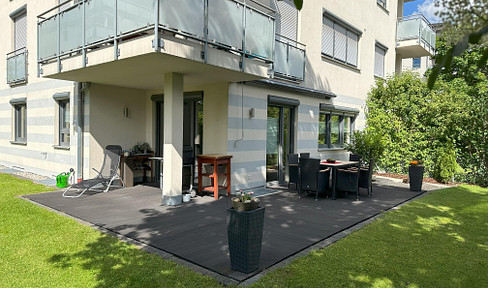 Moderne 3-Zimmer-Wohnung mit großer Terrassse und Garten