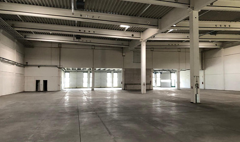 Ca. 3.000 m² Logistikhalle mit Büro | flexible Vertragslaufzeit | Anlieferung mit und ohne Rampe