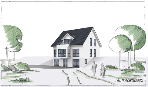 Detached house for the whole family - new-build project / shell construction