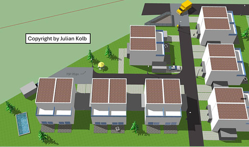 4,000 sqm building plot in Worms, 7 DH (14 units) possible