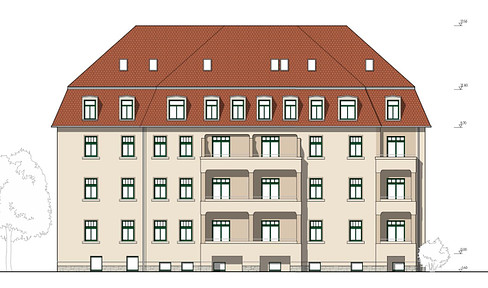 *NEU Renoviert * Exklusive Maisonette 3,5-Raum Wohnung * Provisionsfrei Eigennutzer * Blick zur Elbe