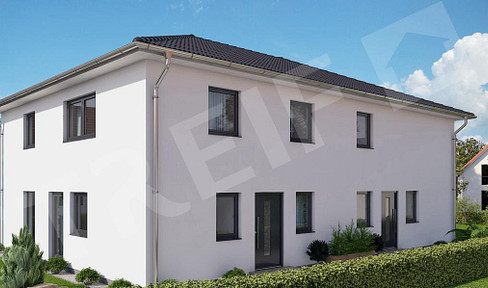 Modern KfW40 family home with a south-facing garden and fitted kitchen – ready for occupancy from September 2026.