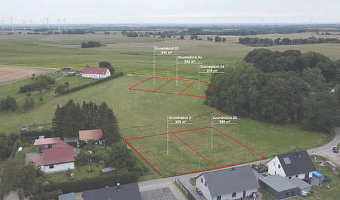 Developer-free: 3 building plots for sale in Pustohl (Satow) - idyllic, familiar, well located