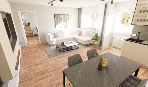 Provisionsfrei! Stilvolle, ruhige und vollständig renovierte 2-Zi Wohnung im Herzen von Obermenzing