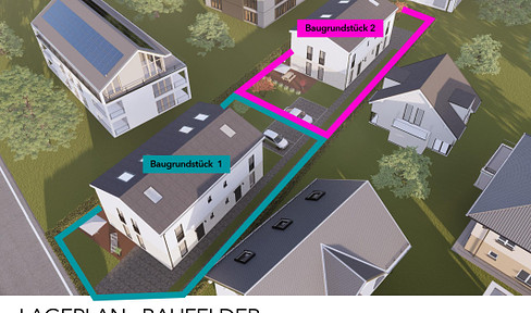 Attractive building plot for spacious semi-detached house - commission-free