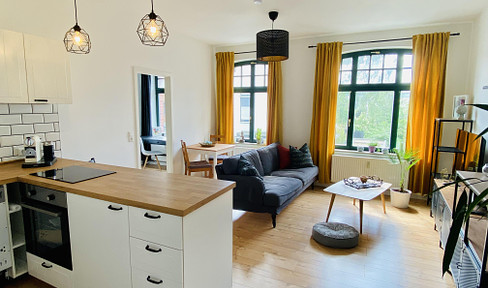 NEU: schick möblierte 2-Zi Wohnung im Leipziger Süden nahe Auwald