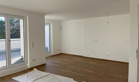 Neubau - lichtdurchflutete 3-Zimmer-Wohnung mit großer Loggia