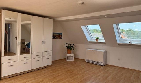 Partly furnished one-room apartment