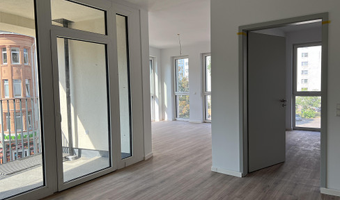 2-Raum Wohnung 82,8 m² mit Loggia / Neubau / Getreidemarkt