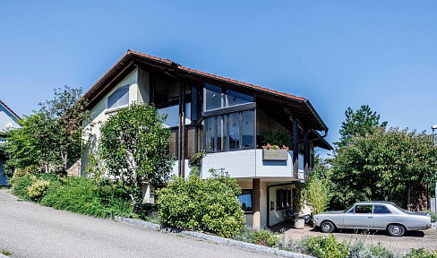 Solides Architektenhaus (3 Wohnungen) mit Garten in Rheinfelden-Herten