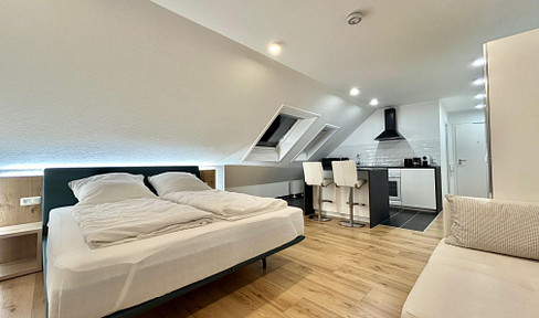 Fully furnished business apartment, including utilities, internet, and Smart TV, located near the Hannover Messe (trade fair grounds).