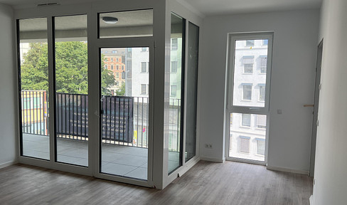 2-Raum Wohnung 49,2 m² mit Loggia / Neubau / Getreidemarkt