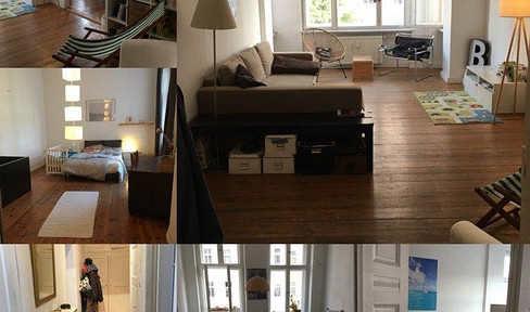 Charming old building apartment furnished Sprengelkiez (temporary: 1-4 years by arrangement)