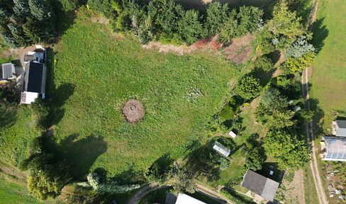 Building plot with positive preliminary building permit for 3 detached houses for sale near Döbeln