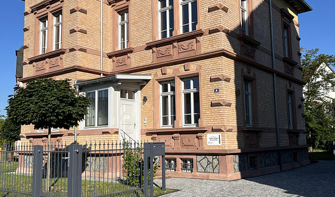 Cultural monument Villa Welz in neo-renaissance style in Mannheim-Käfertal from private owner