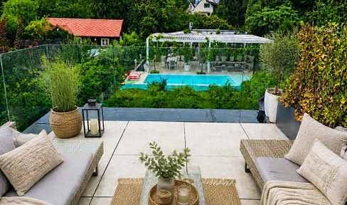 Exclusive new-build apartment, fully furnished, roof terrace, quiet and central in Soll