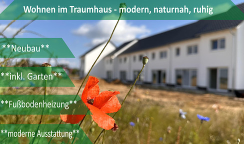 **NEW BUILDING**First occupancy** House - modern living in the countryside near Leipzig