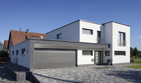 Modernes Einfamilienhaus im Bauhausstil