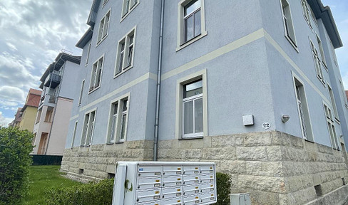 Vermietete 2-Zimmer-Wohnung im Mansarde-Geschoss in Dresden Löbtau