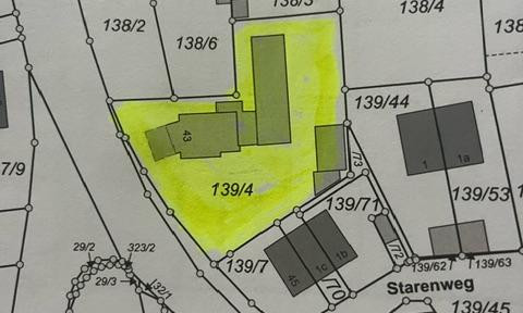 Plot of land 1620m² with mixed-use building in Höhenkirchen near Munich