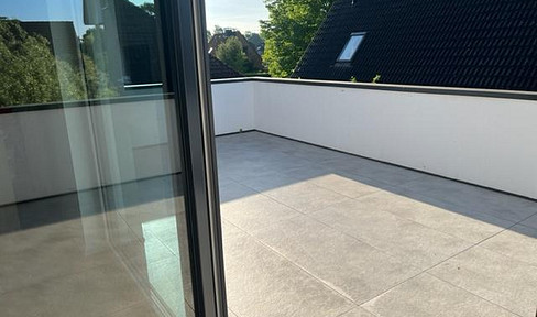 4 room newly built apartment with large roof terrace