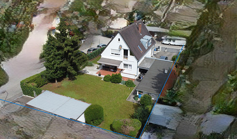 Zweifamilienhaus mit großem Garten 769qm in München Allach BJ 1956 erweitert 1974