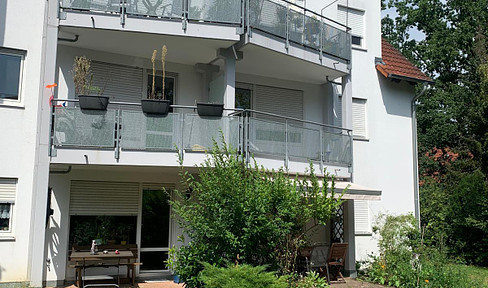 ruhige und schöne Gartenwohnung mit Terrasse - barrierefrei