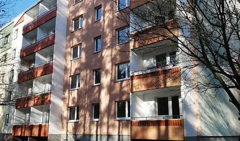 First occupancy after renovation! 3 room apartment with balcony in Walddrehna