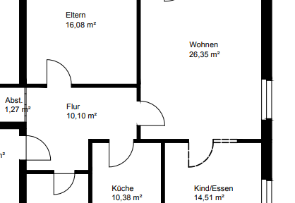 Gemütliche Wohnung mit Garten in Fürstenau