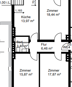 3 Zimmer Wohnung in zentraler Lage in Münster!