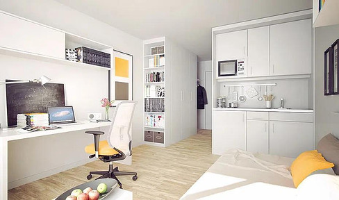Micro-apartment - fully furnished - with intelligent rental concept