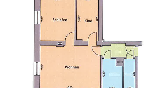 Helle, gemütliche und freundliche 3-Zimmer-Wohnung in zentraler Lage im Hansaviertel