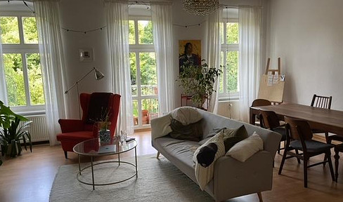 Bright 120sqm apartment, 3 rooms, centrally located, 15min to Alexanderplatz