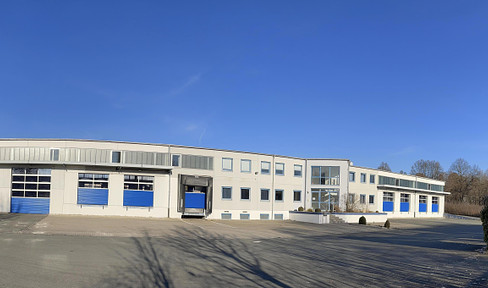 Warehouse and logistics halls with bright offices totaling 2300m2 + outdoor area approx. 5000m2