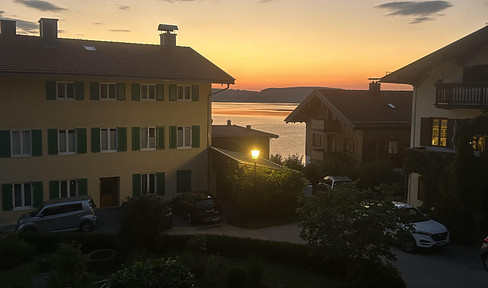 Schön gelegene, gemütliche Wohnung unmittelbar am See in Tegernsee