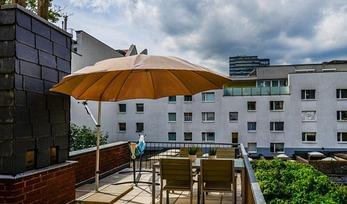 Deutz, 2,5-Zimmer mit großer Dachterrasse...Furnished Apartment Cologne-Deutz