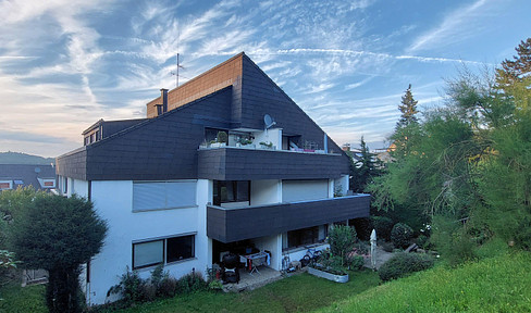 Helle 1,5-Zimmer-Wohnung mit EBK und Stellplatz in waldnaher Halbhöhenlage von Stuttgart-Süd